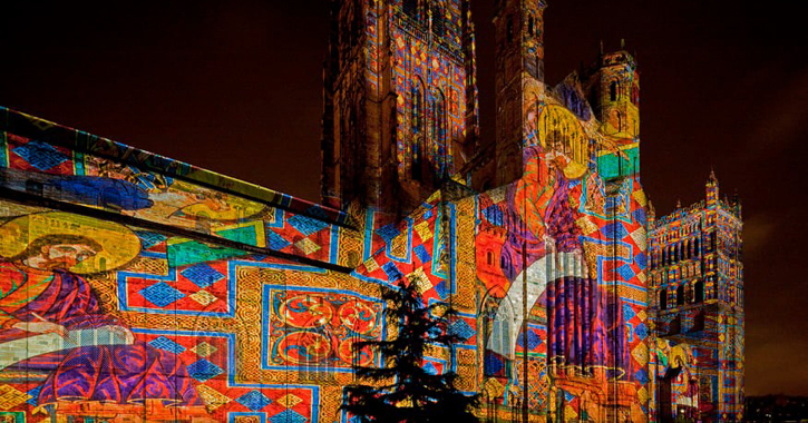 crown of light at Durham Cathedral, photo by Graeme Peacock